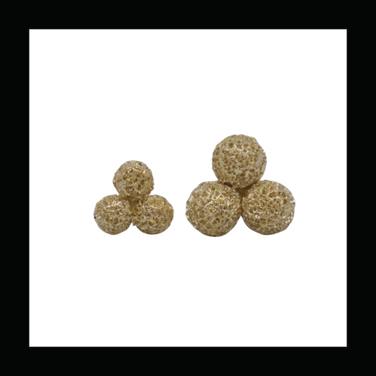 Diamond Dust Tri-bead
