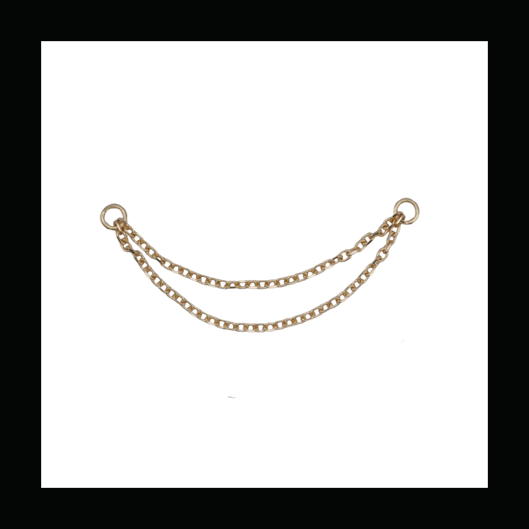 Double Diamond Cut Cable Chain