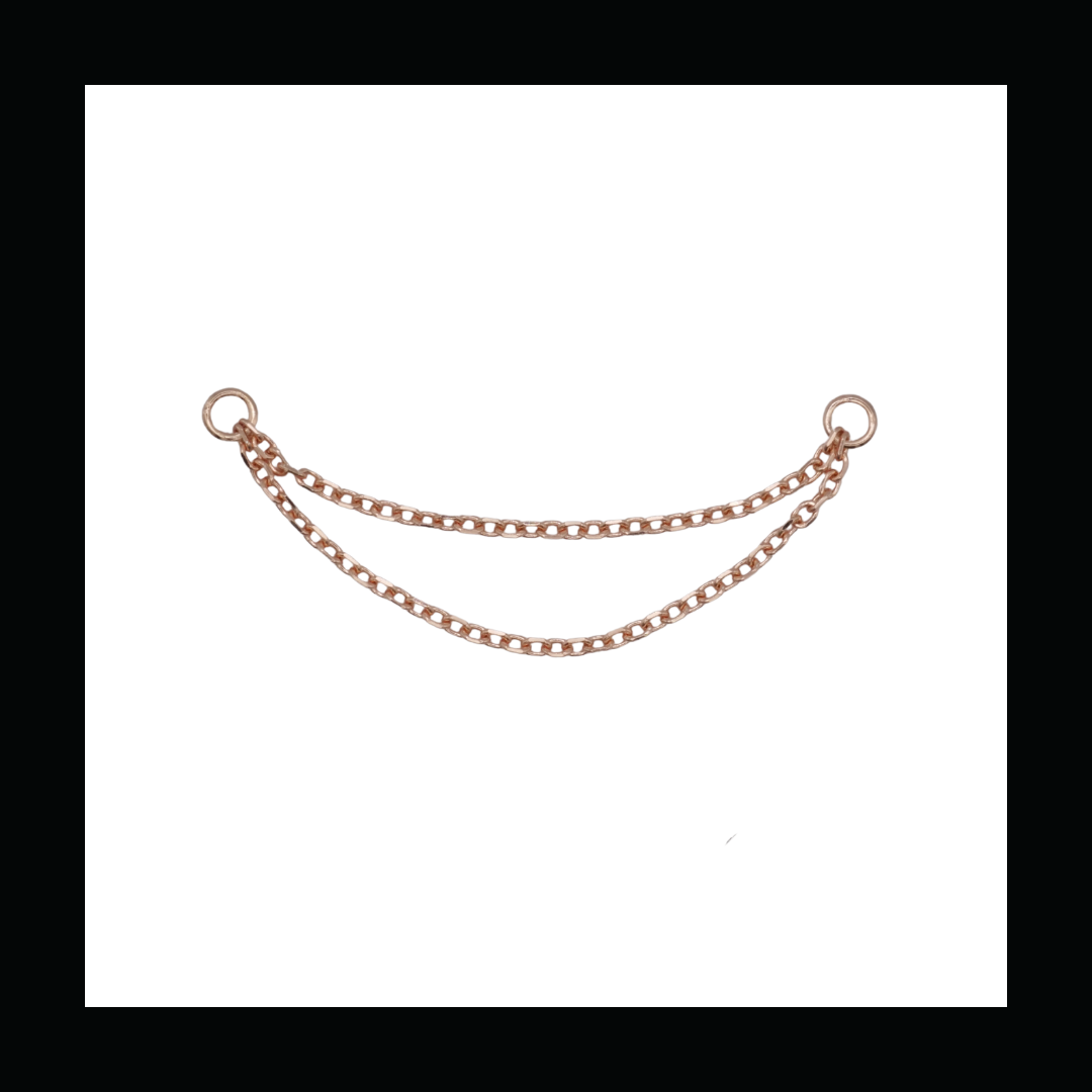 Double Diamond Cut Cable Chain