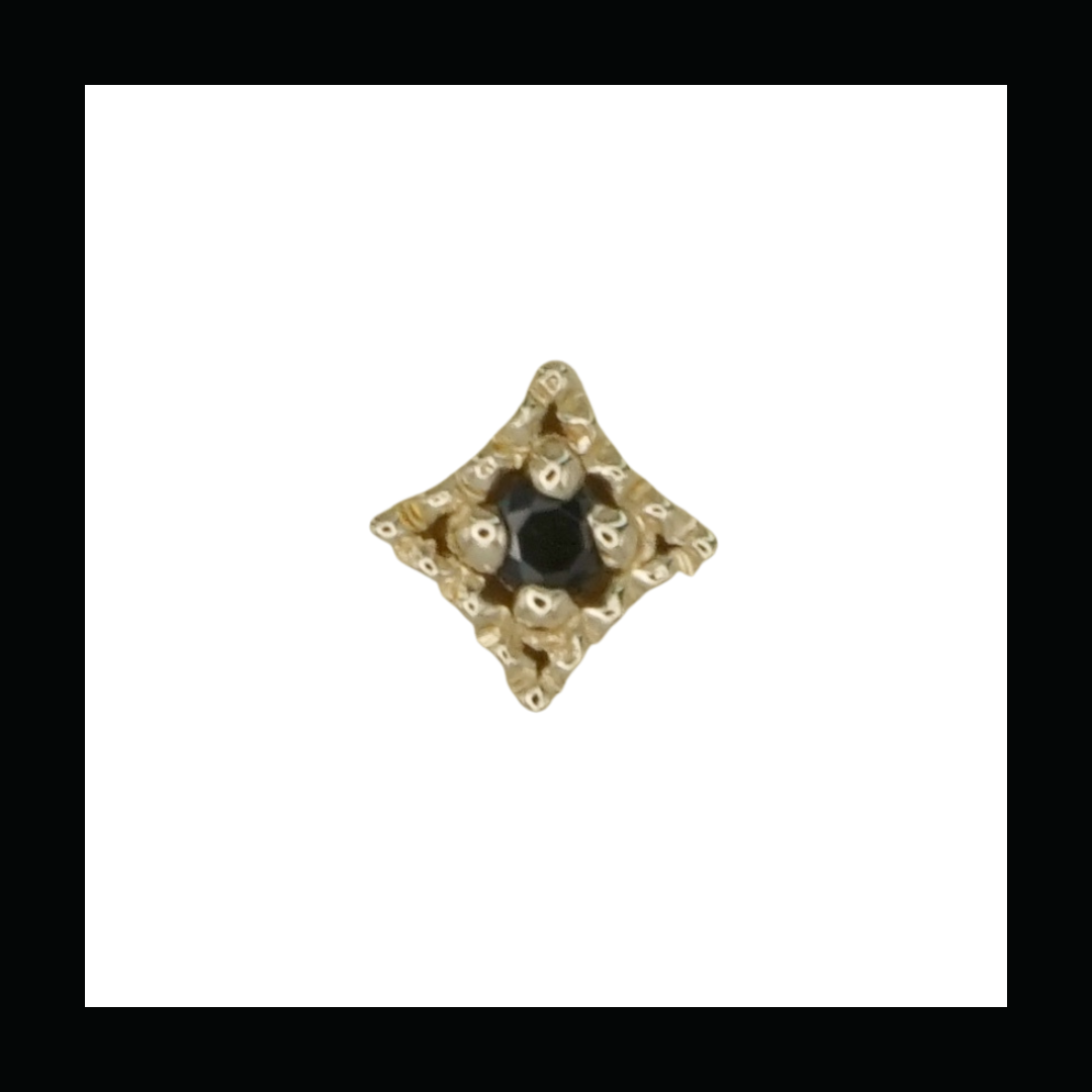 Tiny Square Illusion - Black Spinel