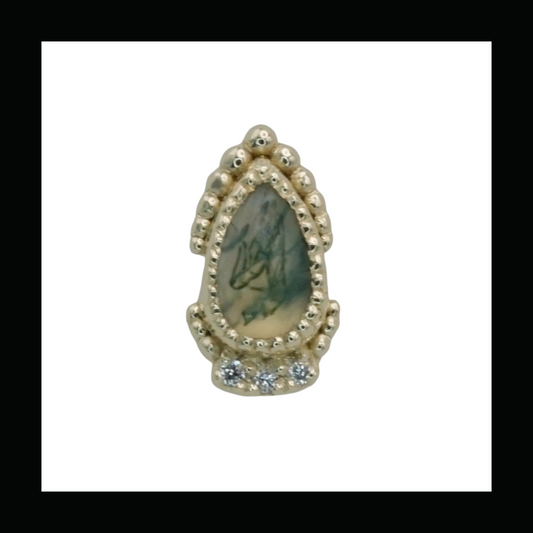 Glados - Moss Agate