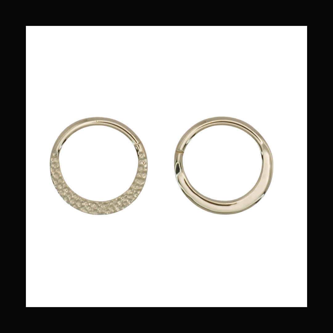 18g Reversible Flattened Seam Ring