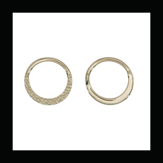 18g Reversible Flattened Seam Ring