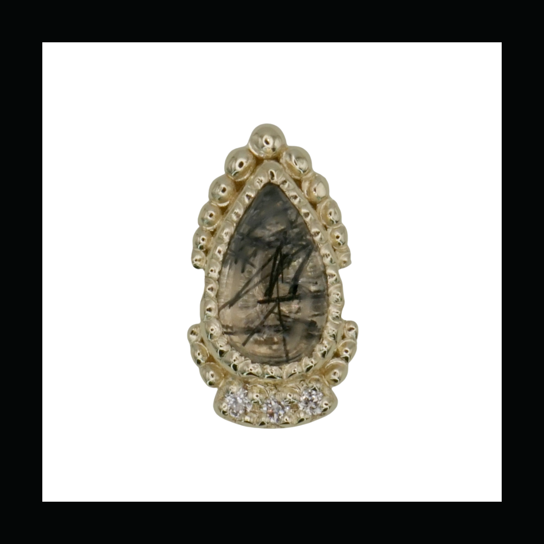 Glados - Tourmalinated Quartz